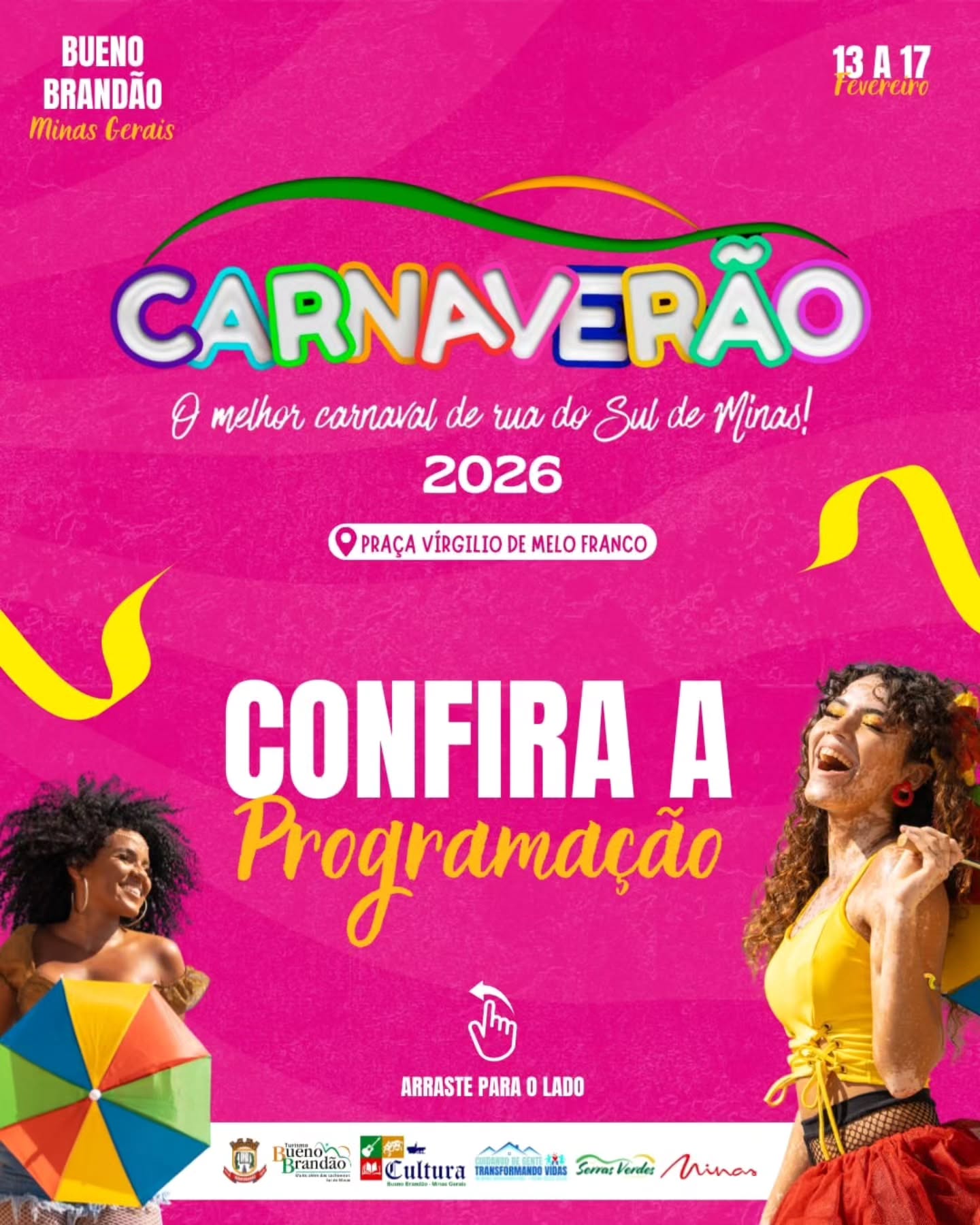 Postagem feita no Instagram da Prefeitura