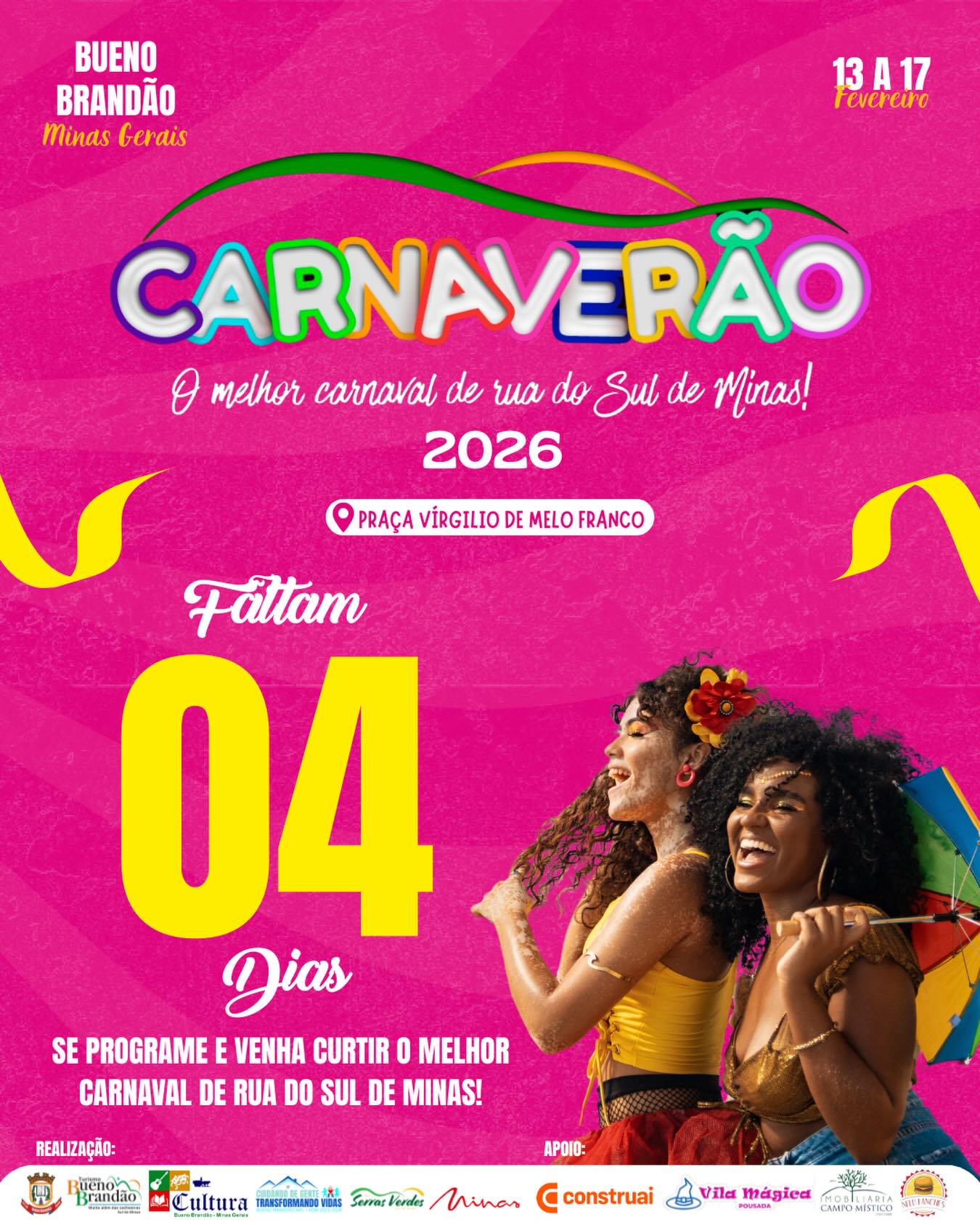 Postagem feita no Instagram da Prefeitura