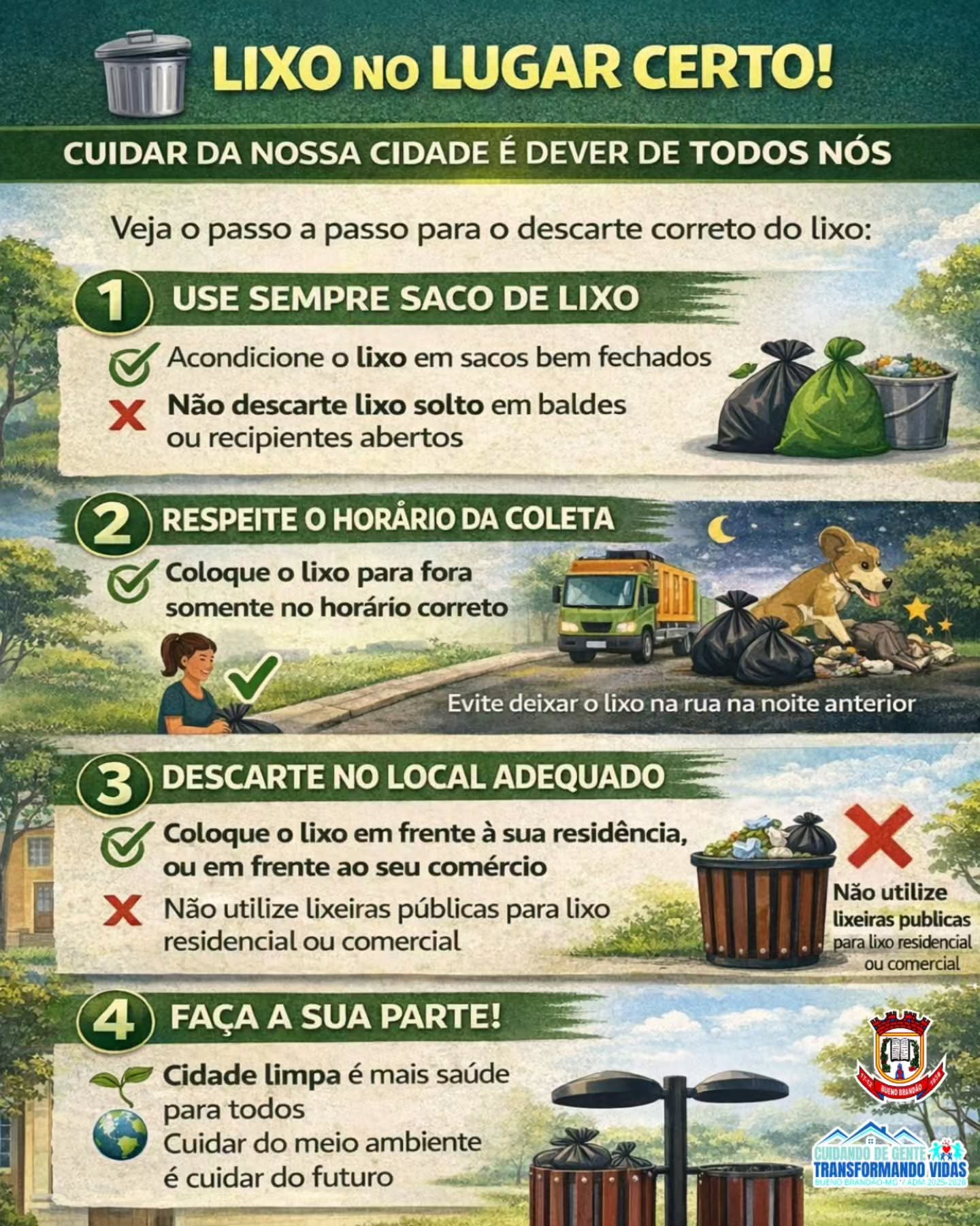 Postagem feita no Instagram da Prefeitura
