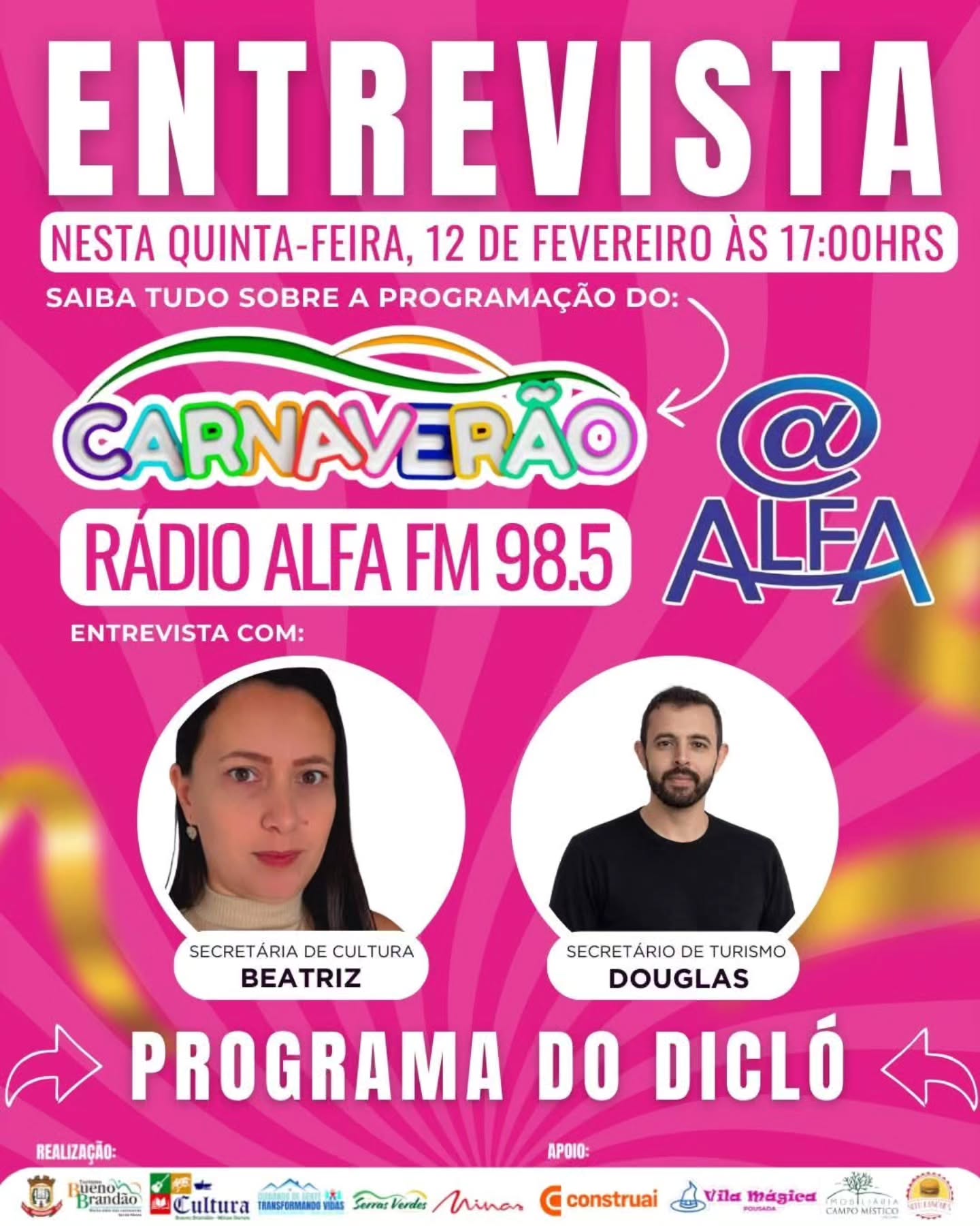 Postagem feita no Instagram da Prefeitura