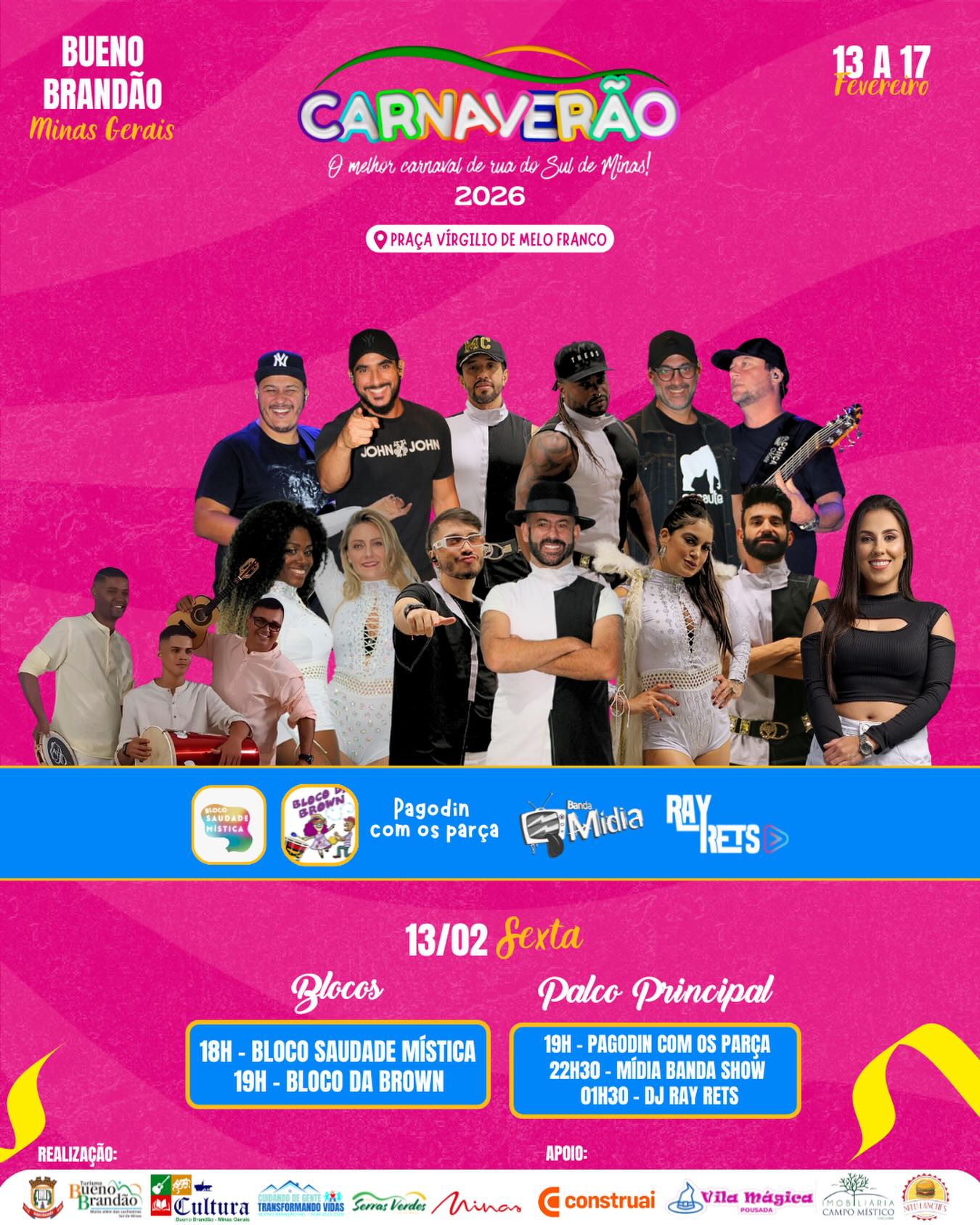 Postagem feita no Instagram da Prefeitura