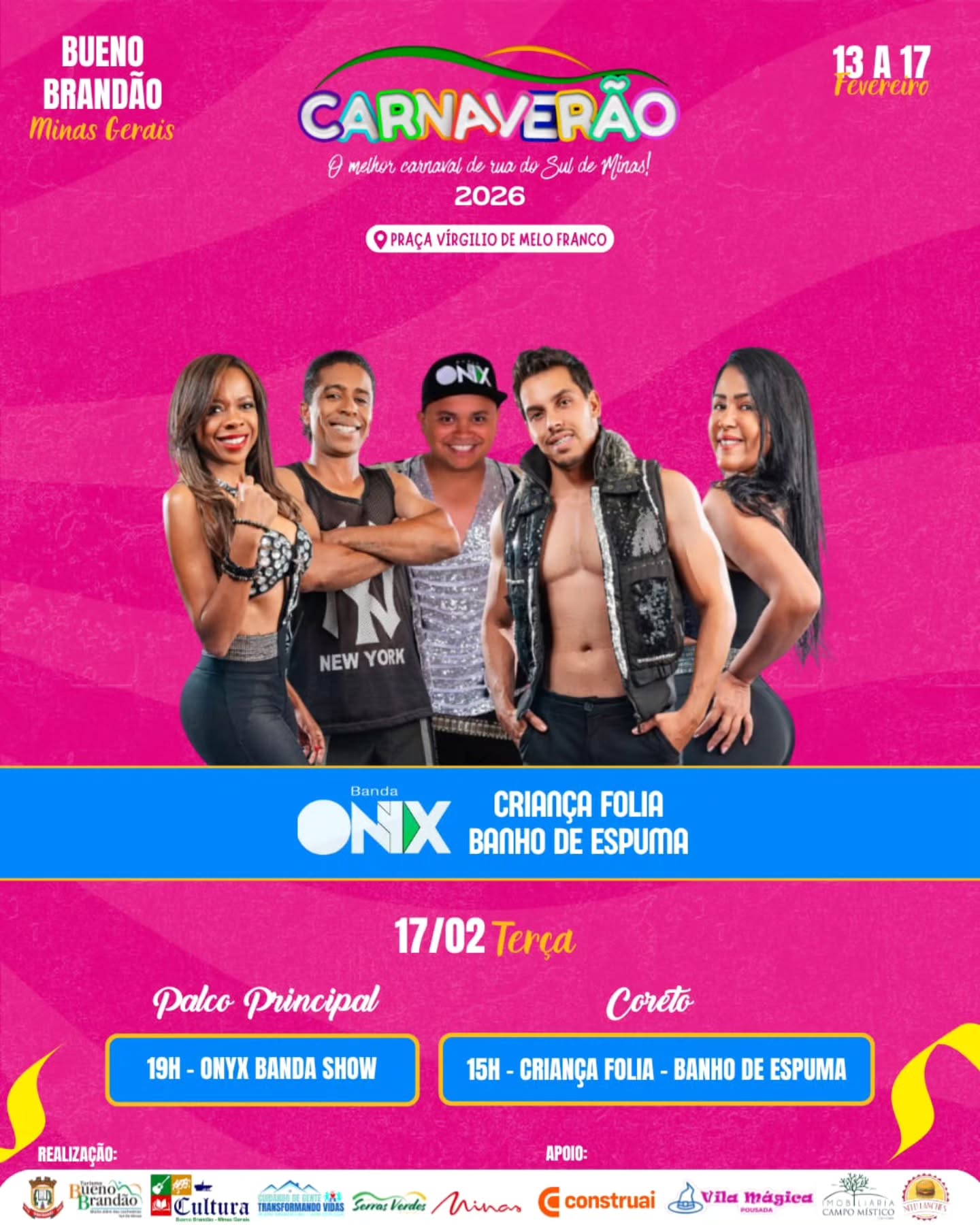 Postagem feita no Instagram da Prefeitura