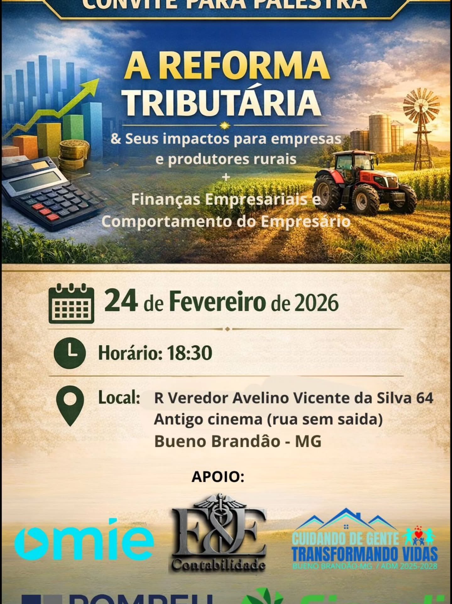 Postagem feita no Instagram da Prefeitura