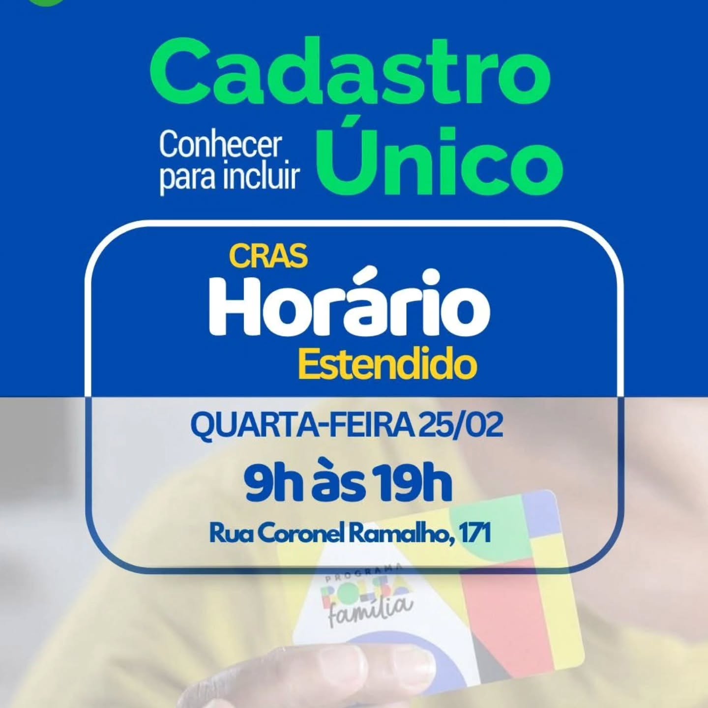 Postagem feita no Instagram da Prefeitura