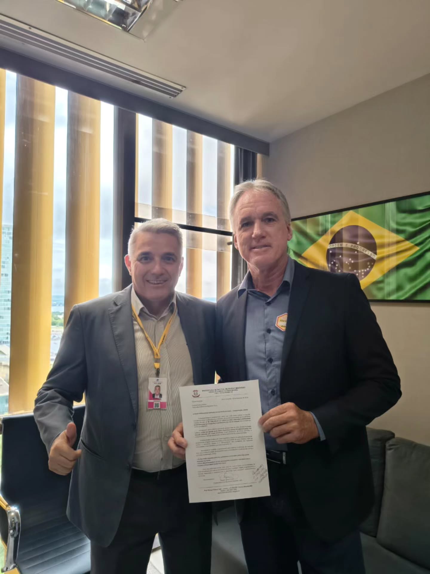 Postagem feita no Instagram da Prefeitura