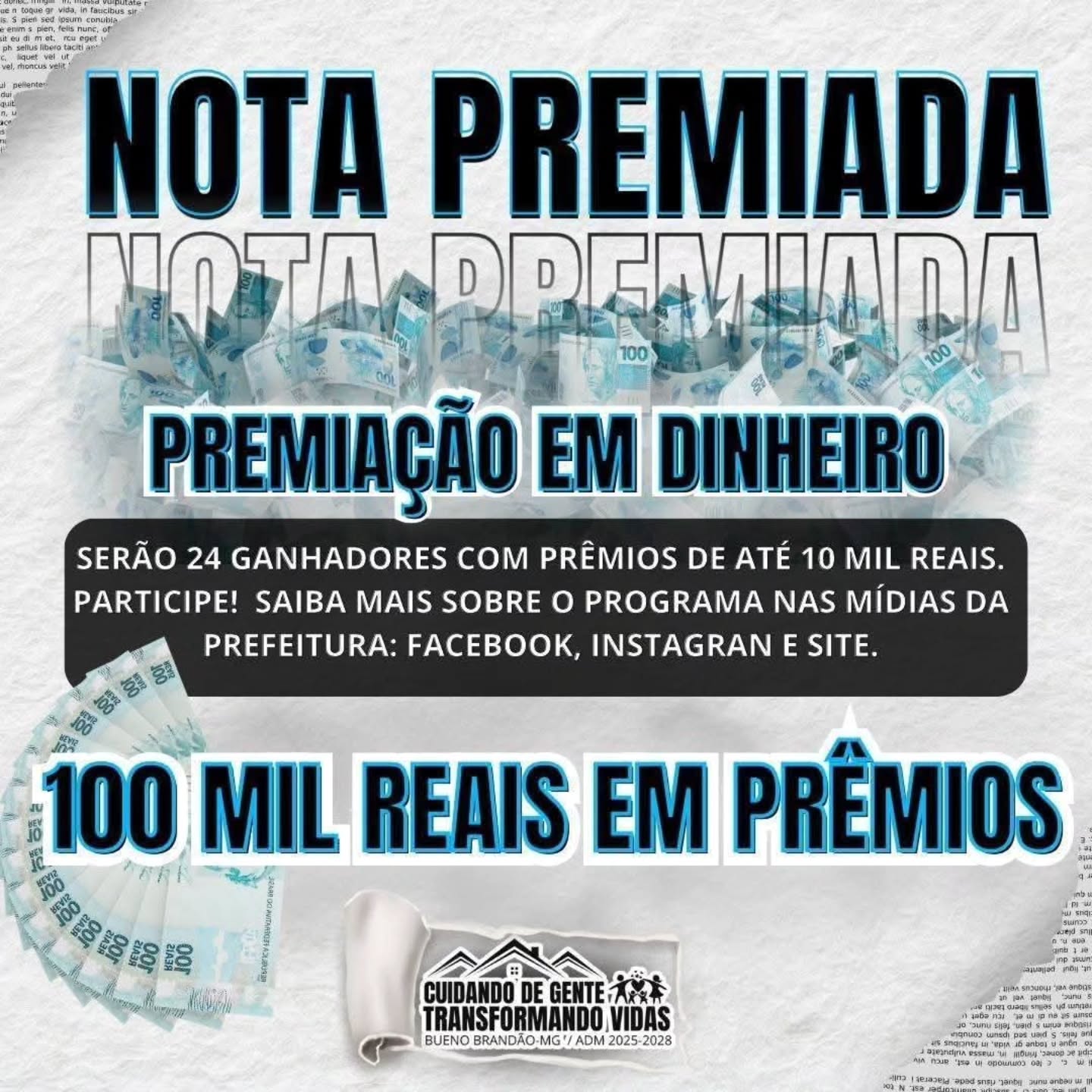 Postagem feita no Instagram da Prefeitura