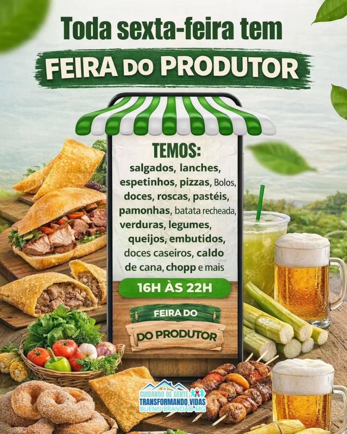 Postagem feita no Instagram da Prefeitura