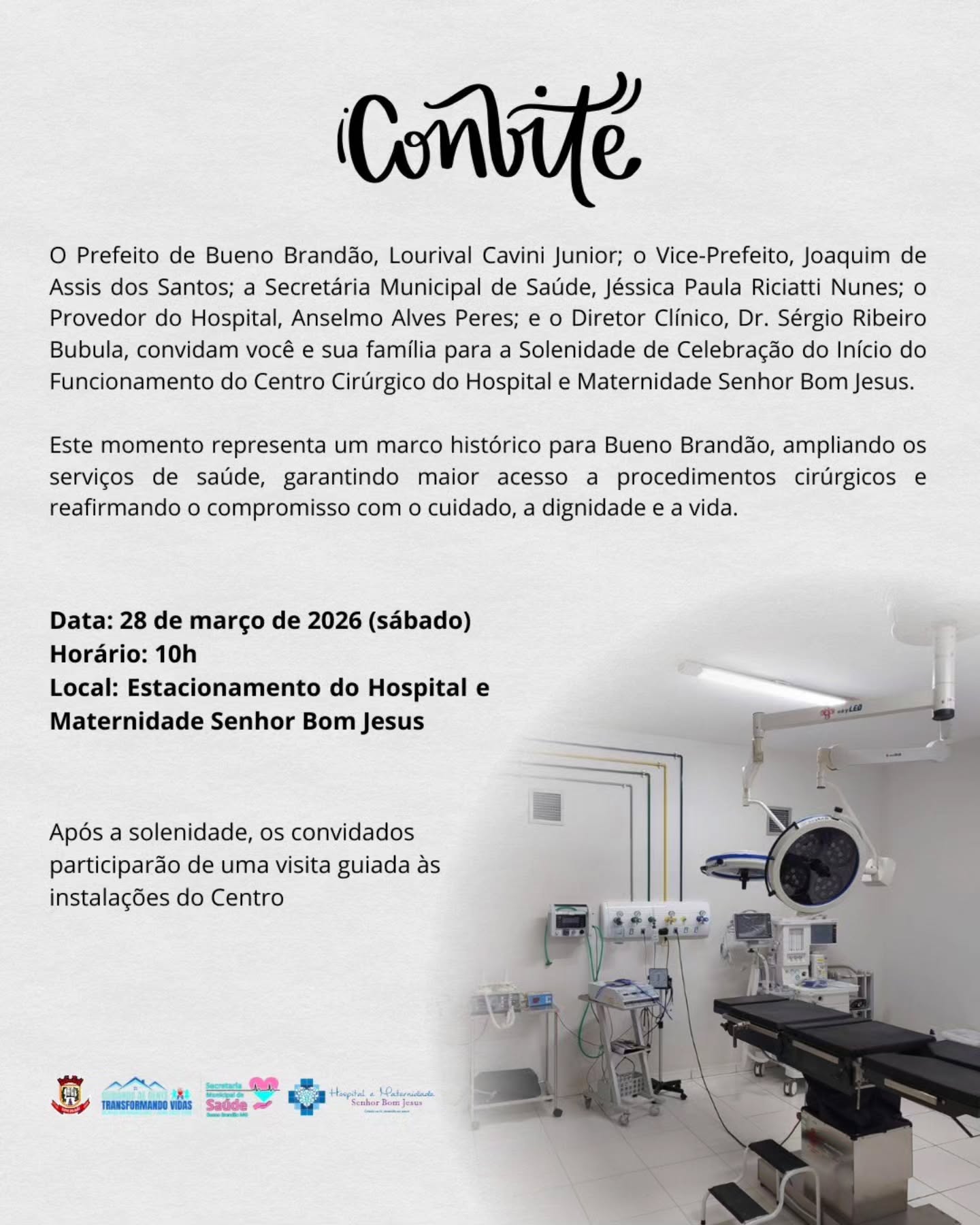 Postagem feita no Instagram da Prefeitura