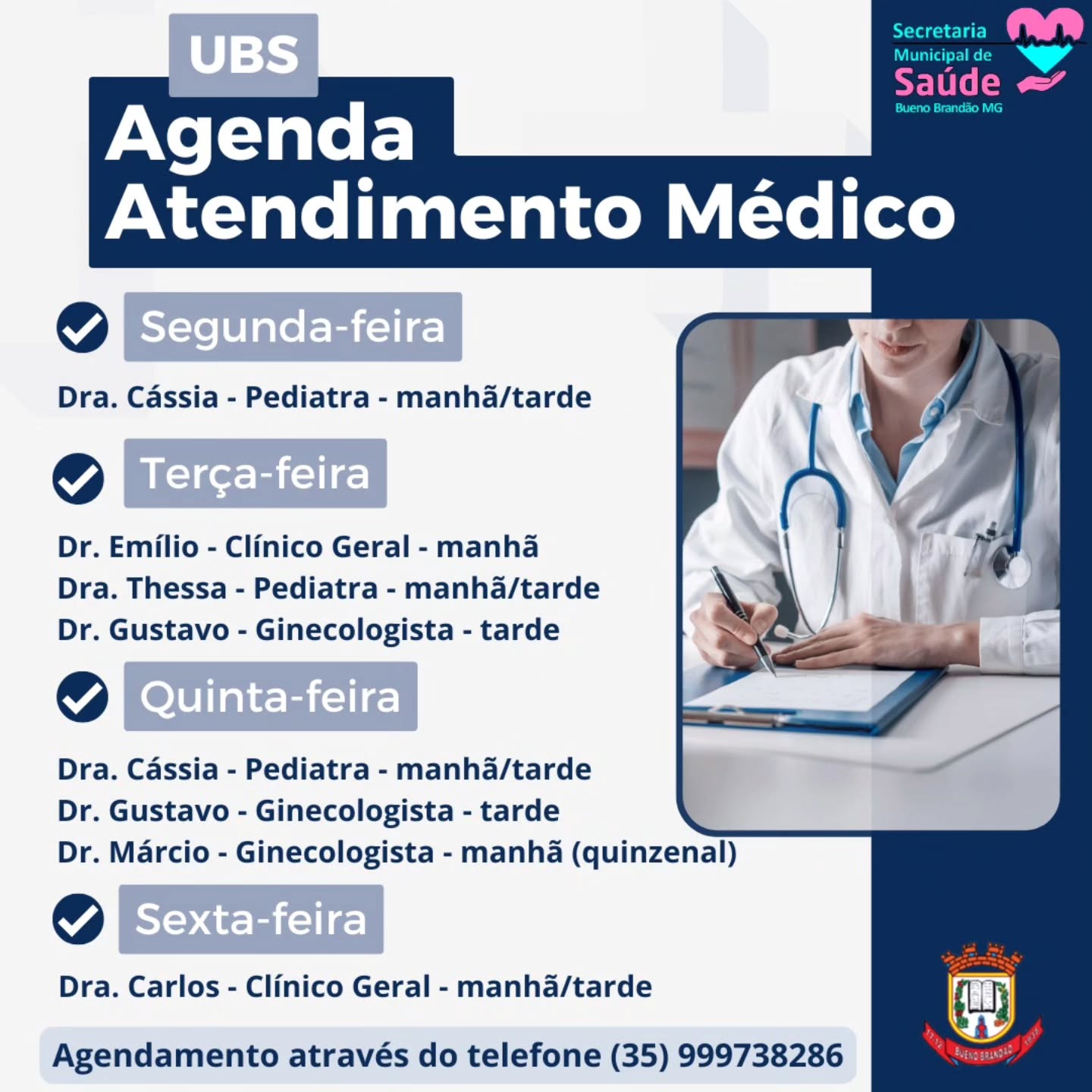 Postagem feita no Instagram da Prefeitura