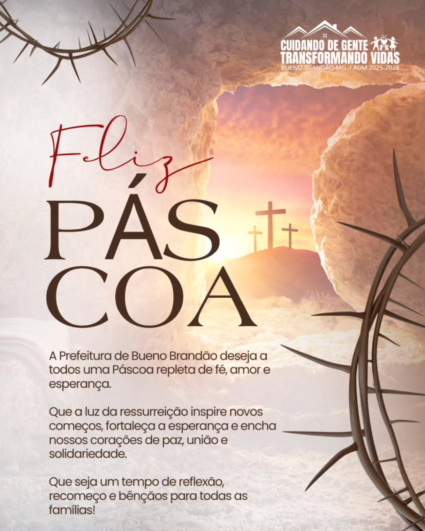 Postagem feita no Instagram da Prefeitura