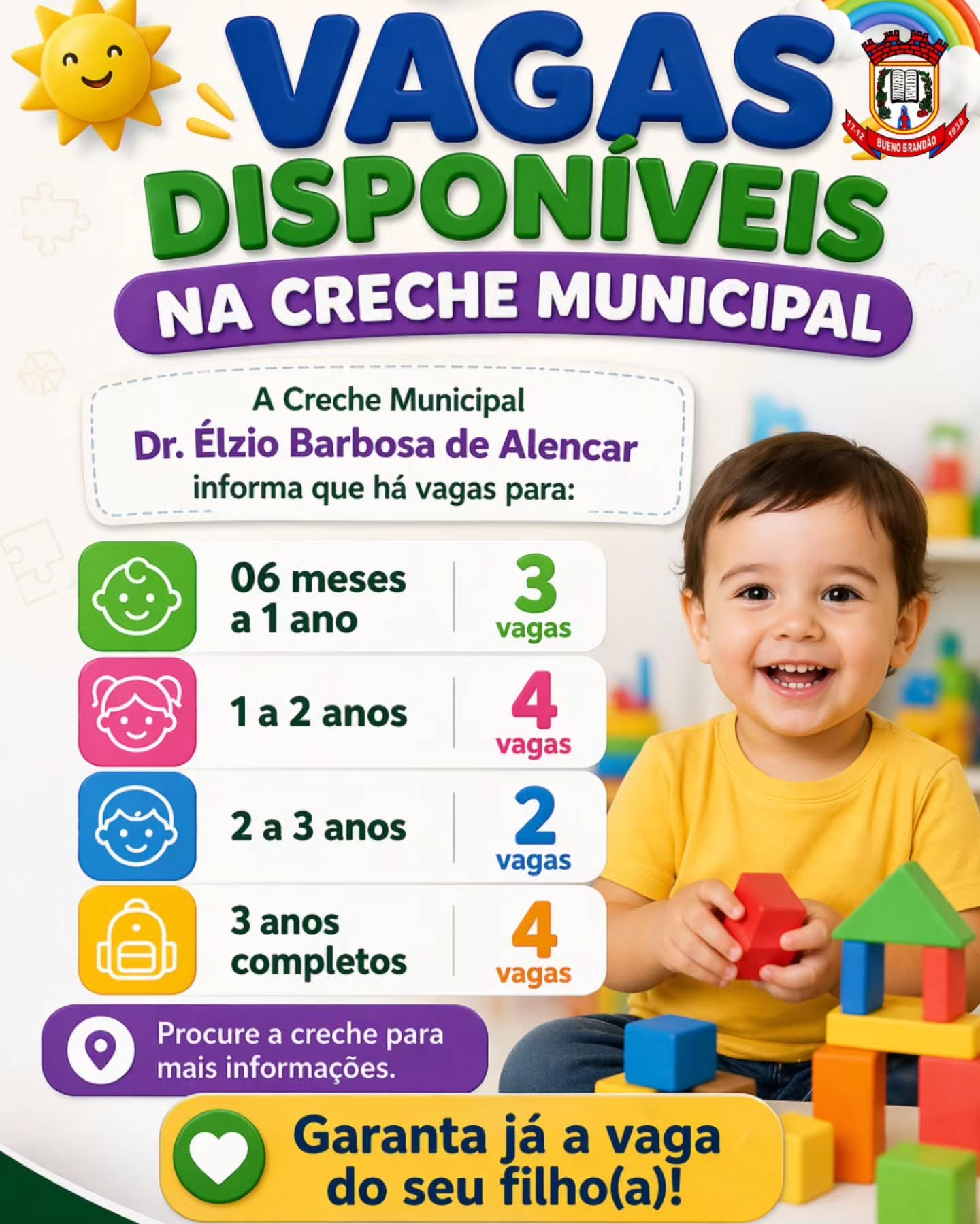 Postagem feita no Instagram da Prefeitura