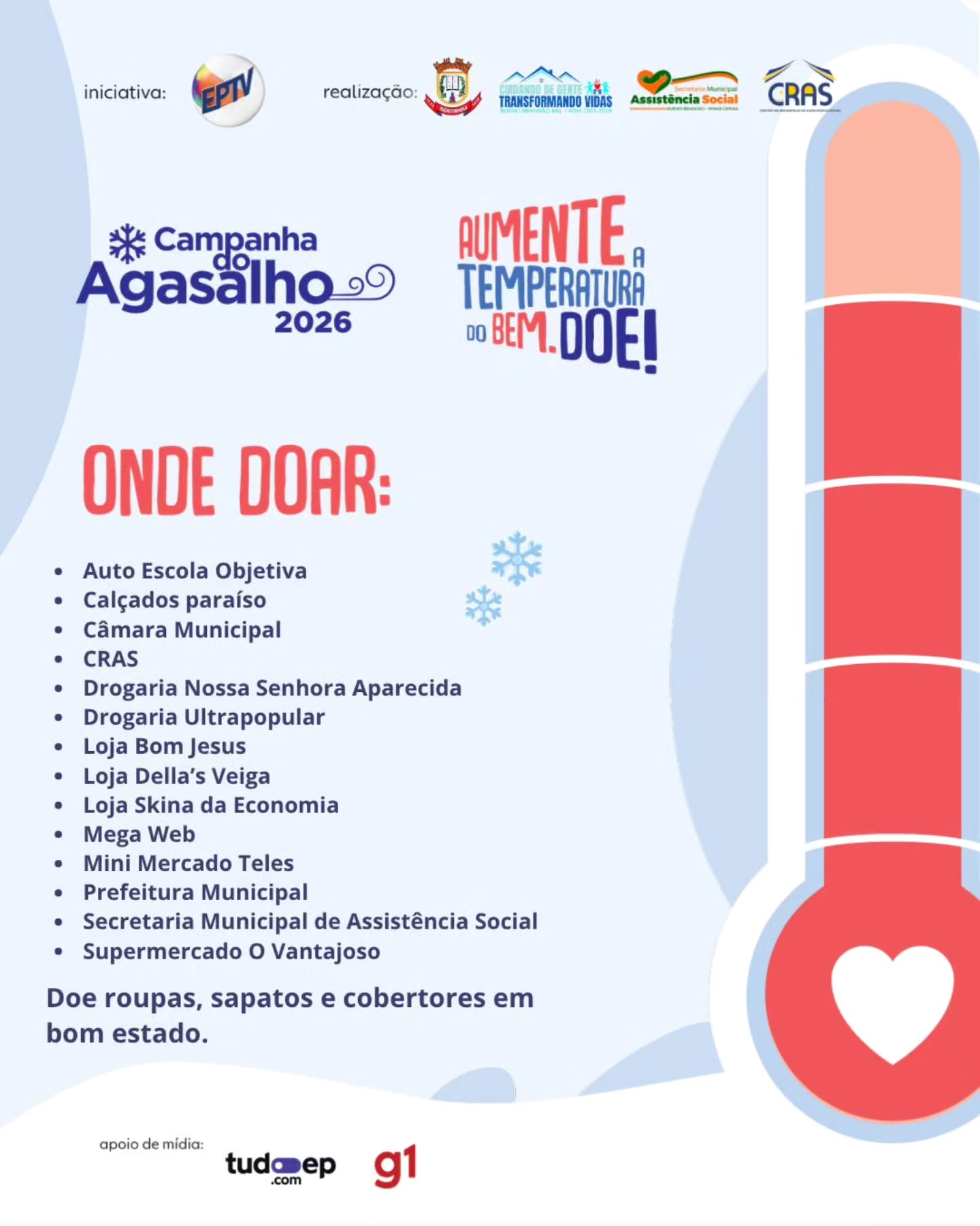 Postagem feita no Instagram da Prefeitura