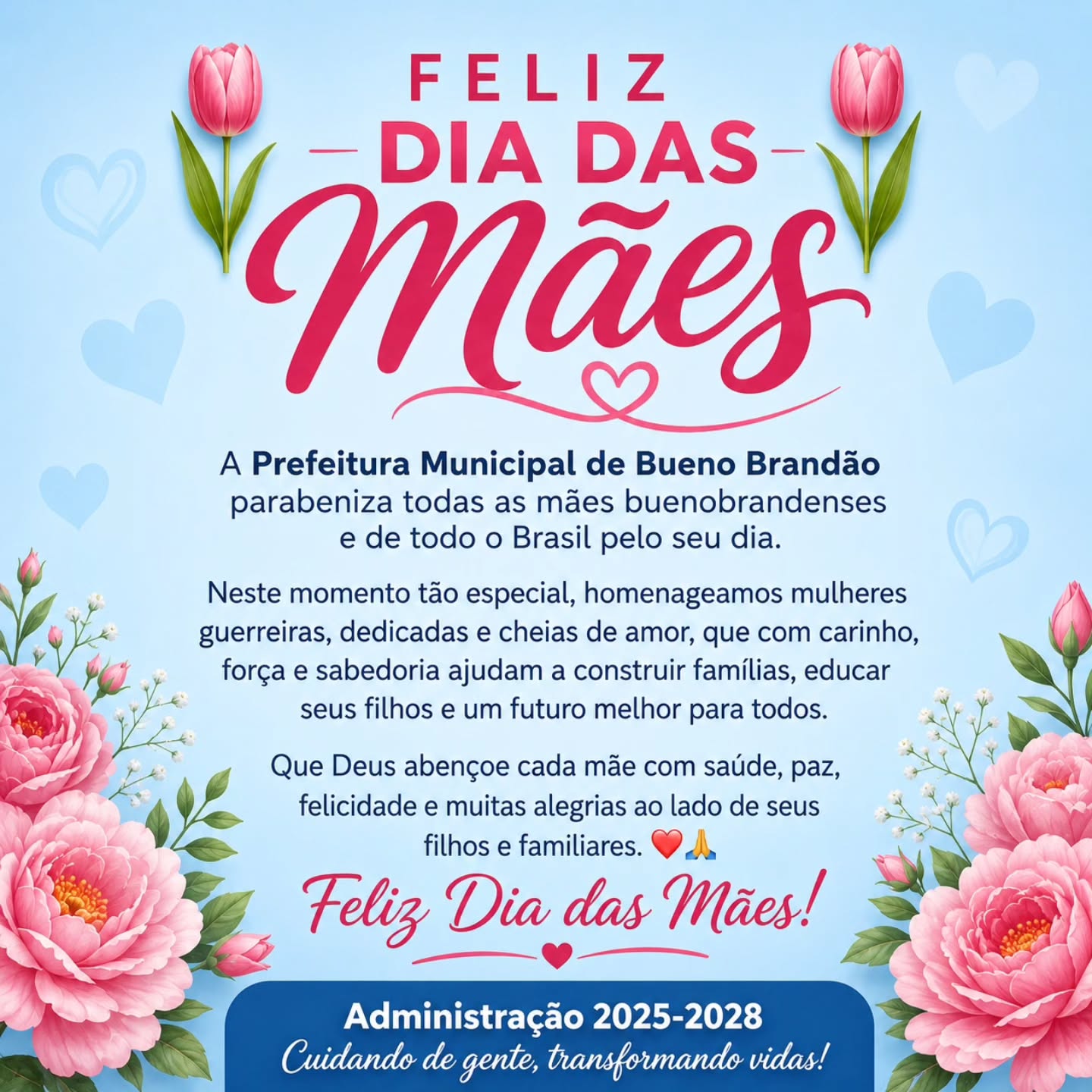 Postagem feita no Instagram da Prefeitura