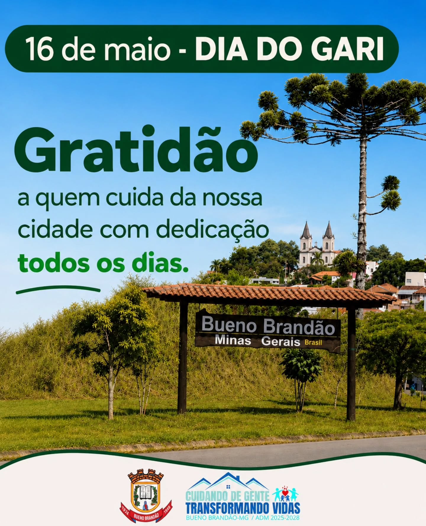 Postagem feita no Instagram da Prefeitura