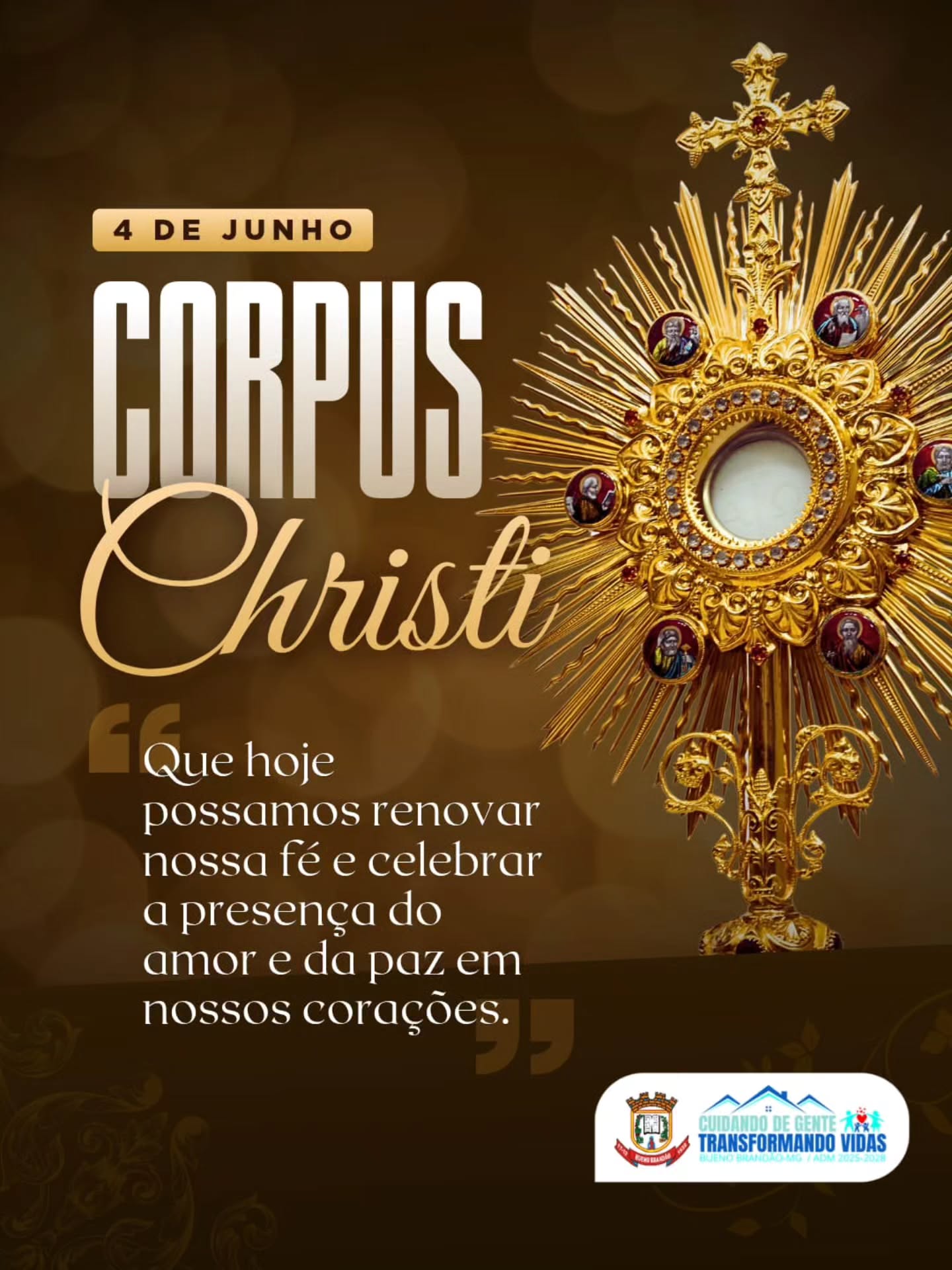 Postagem feita no Instagram da Prefeitura