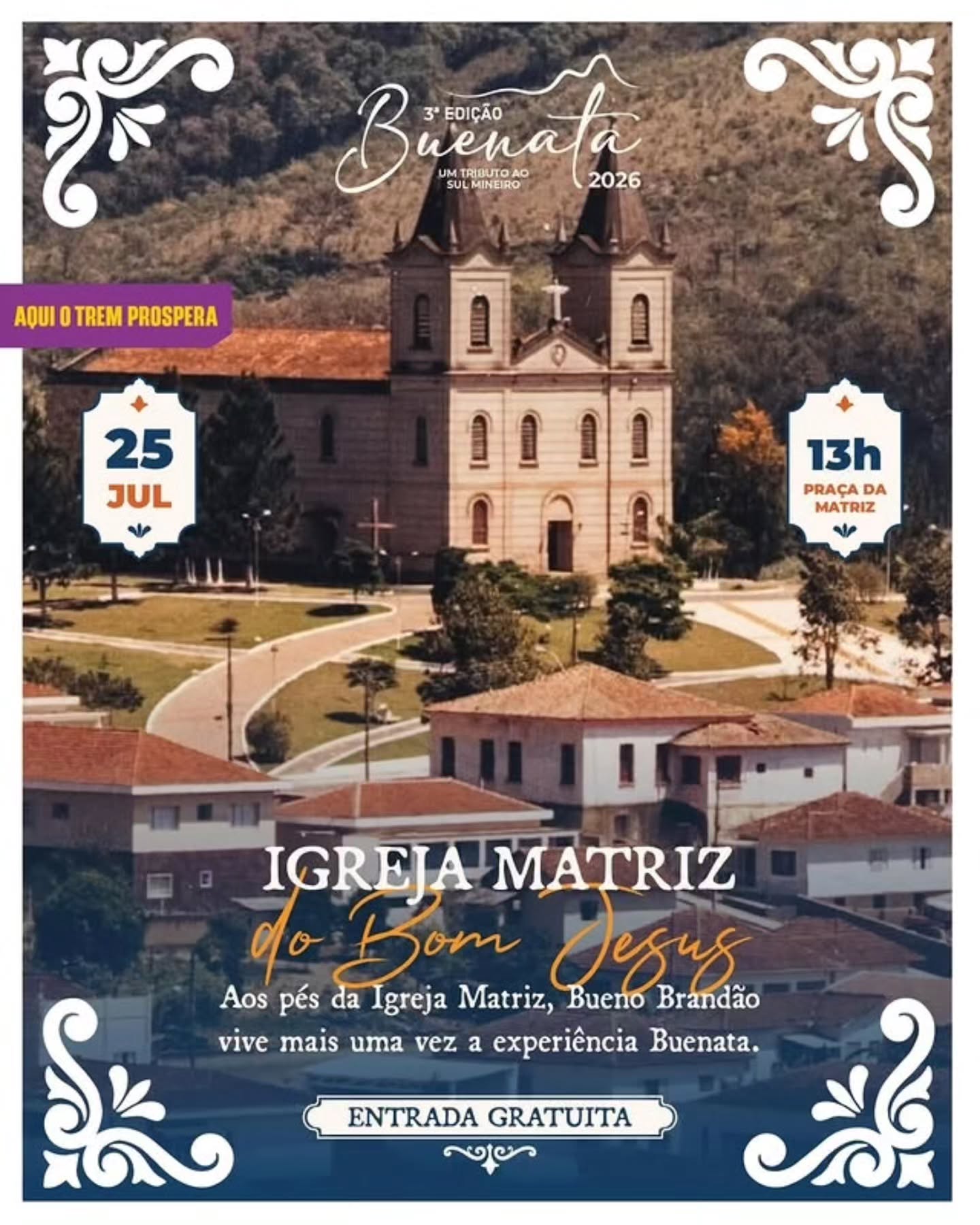 Postagem feita no Instagram da Prefeitura