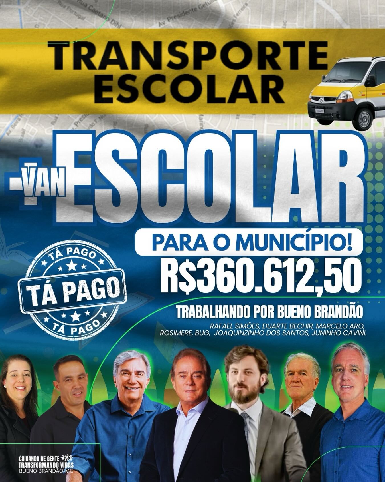 Postagem feita no Instagram da Prefeitura