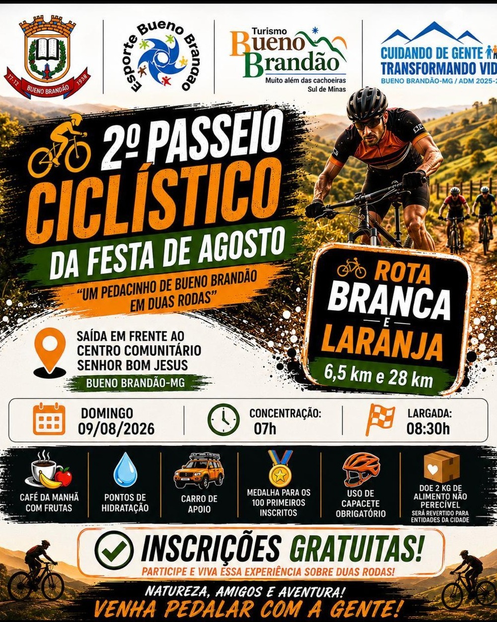 Postagem feita no Instagram da Prefeitura