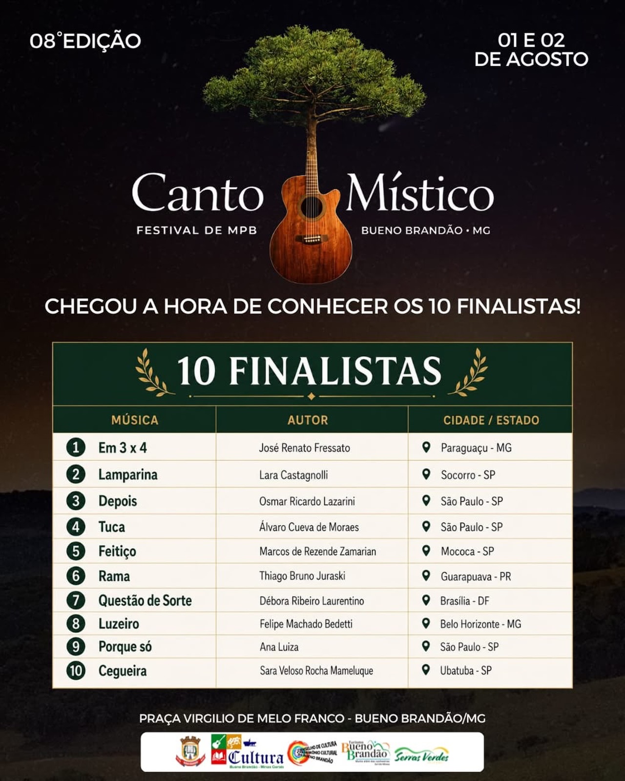 Postagem feita no Instagram da Prefeitura